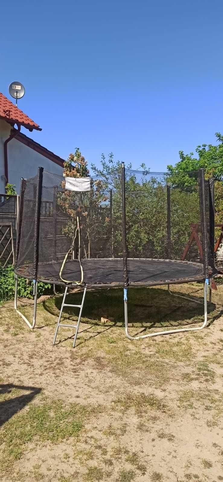 Trampolina ogrodowa duża 360cm