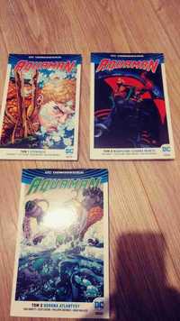 Komiksy DC Odrodzenie Aquaman tomy 1-3.