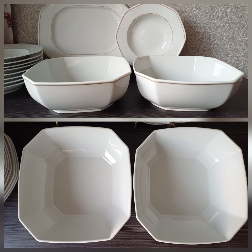 Сервіз Villeroy&Boch "Facette Rouge" столовий.Вінтаж.