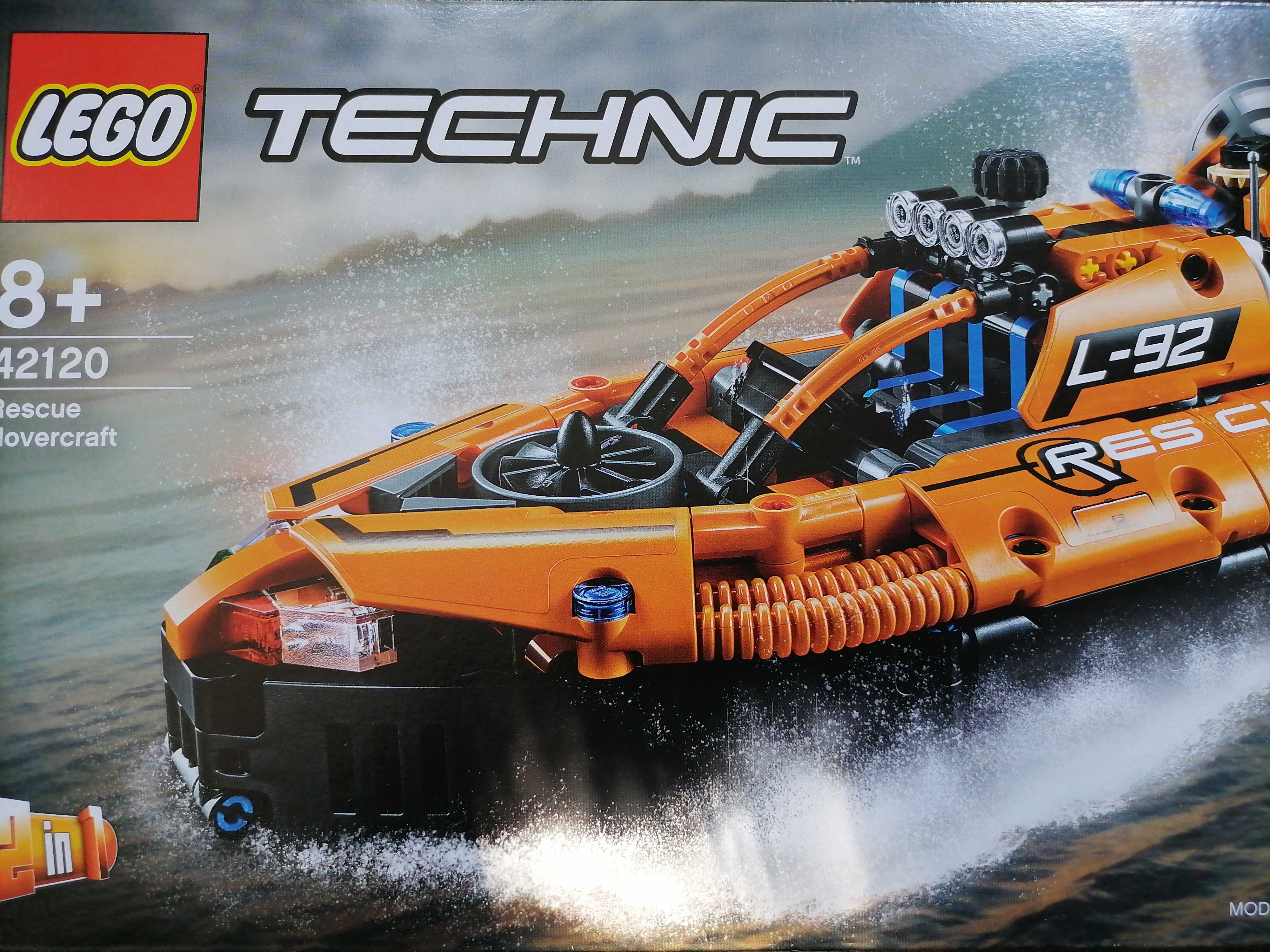 Nowe klocki Lego Technic 2 w 1 42120 poduszkowiec ratowniczy/samolot