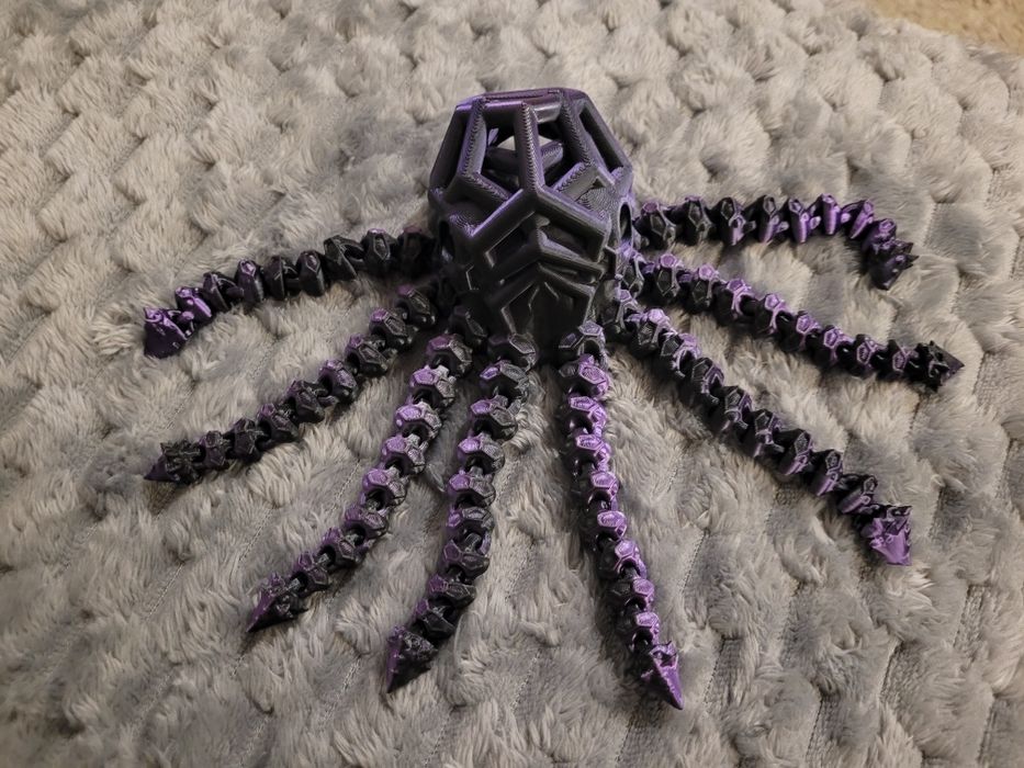 Ośmiornica 3D ruchome maski