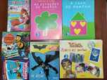 Livros pinta, cola e lê