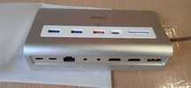 Stacja dokująca do laptopa Hub USB Intpw 14w1 10 Gb/s z 2 HDMI  NOWA