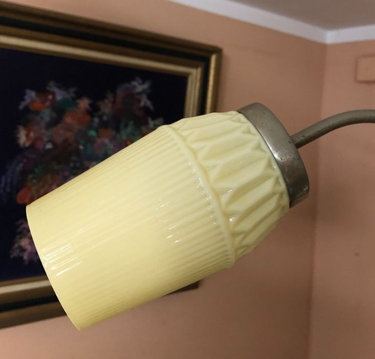 Trójramienny Żyrandol LAMPA Art Deco klosz