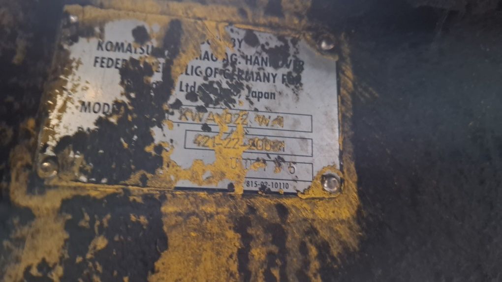 Разборка фронтального погрузчика komatsu wa 470 wa470-3