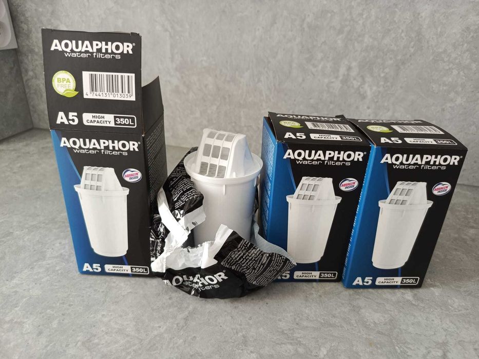 Nowe wkłady filtrujące Aquaphor A5 (3 szt.)