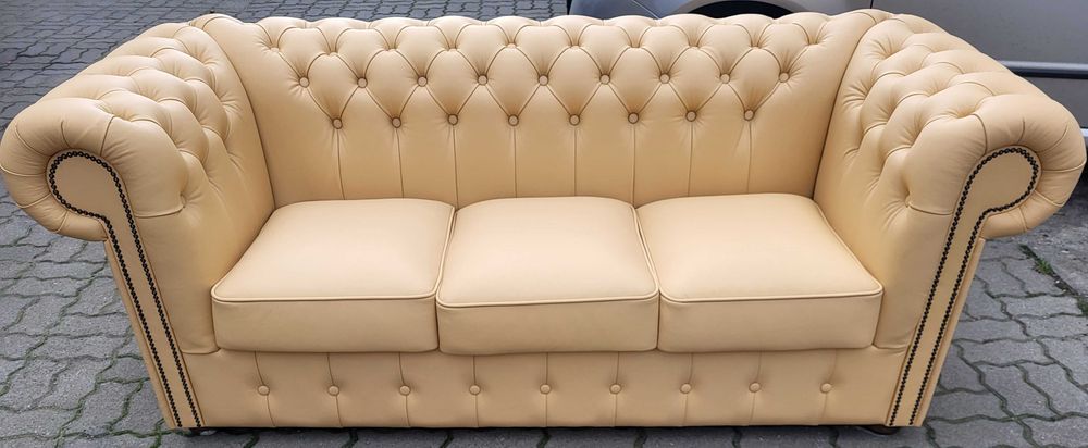 Chesterfield Classic włoska skóra naturalna