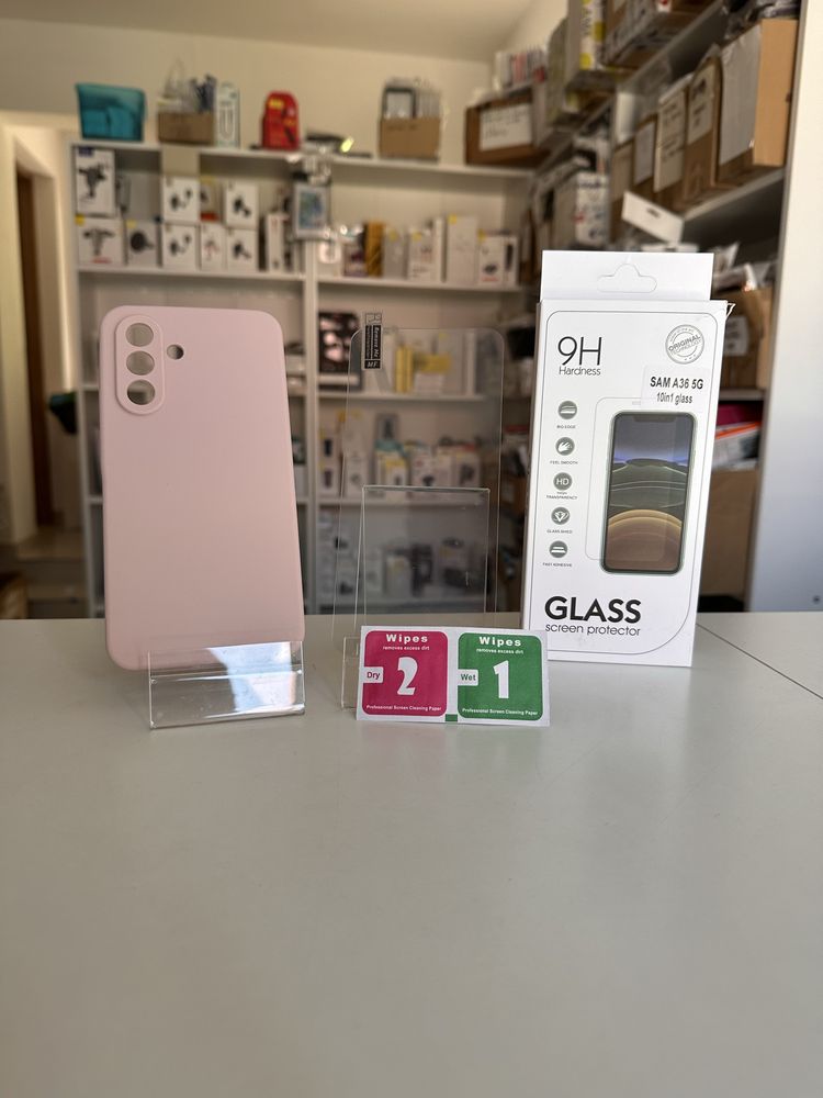 Etui silicon 2mm + SZKŁO do SAMSUNG GALAXY A36 5G