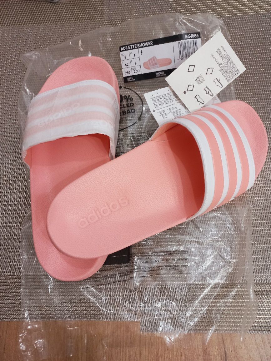 Adidas klapki damskie rozmiar 42 F -26 cm
