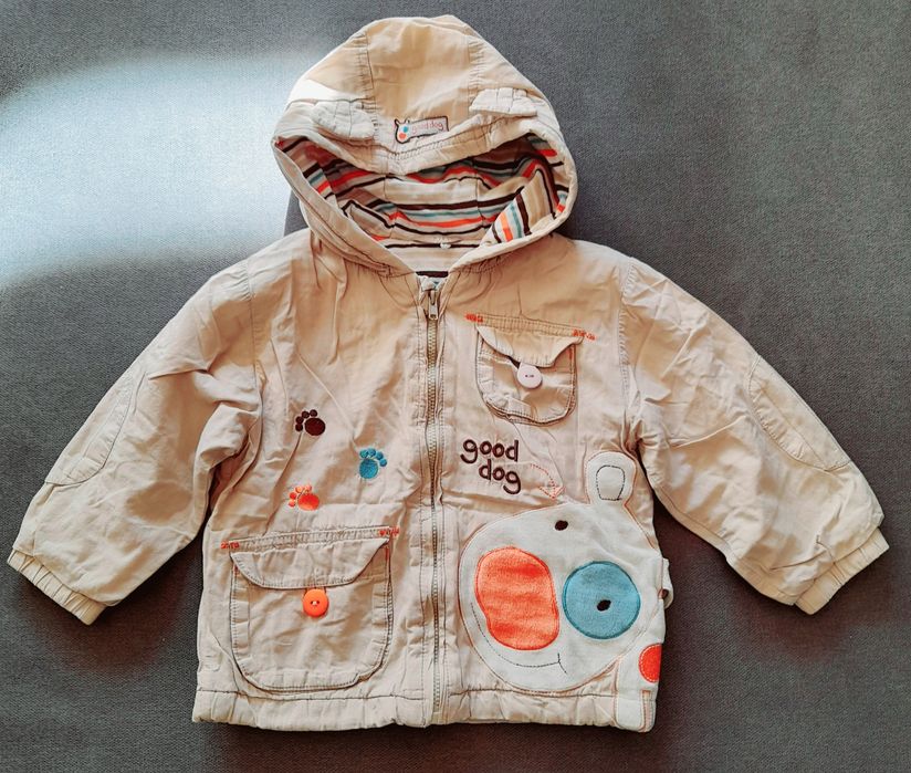 Kurtka wiosenna, przejściowa z pieskiem
