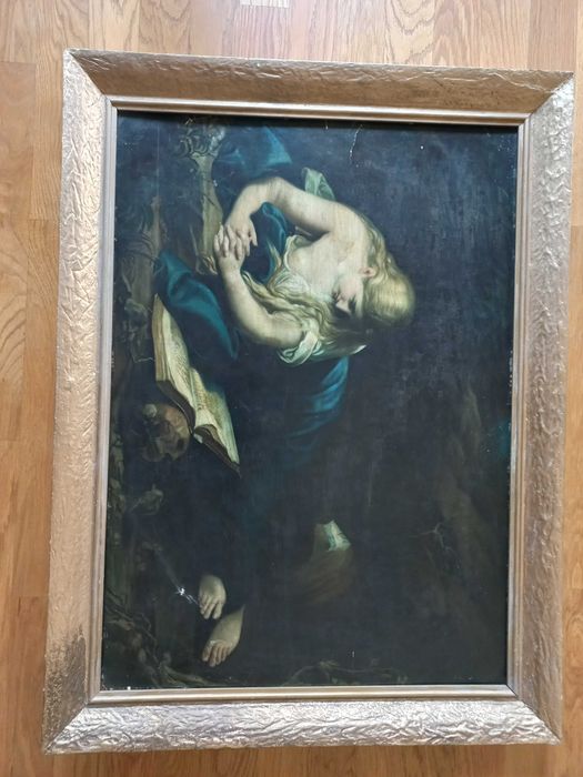 Obraz Maria Magdalena w grocie