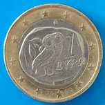 1 Euro de 2005 da Grécia, Coruja