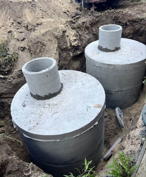 Септик під ключ, вигрібні ями, траншеї, копка каналізаії
