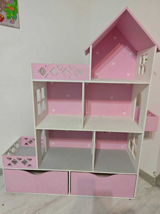 Будинок для Барбі, LOL з балконом та меблями в подарунок!