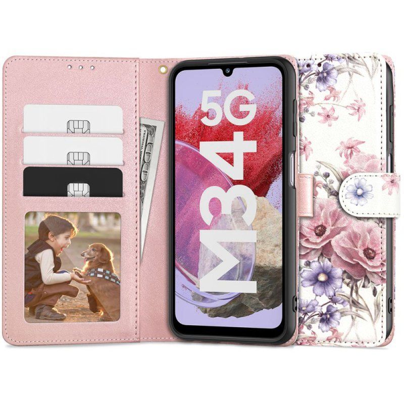 Tech-Protect Wallet Galaxy M34 5G Blossom Flower