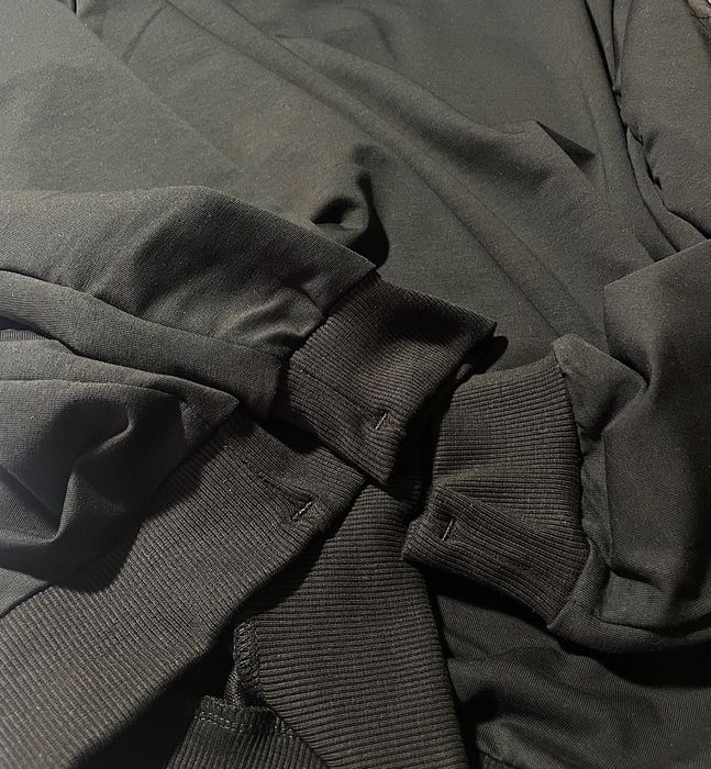 Nylon pocket C.P classic sweatshirts DYED Black