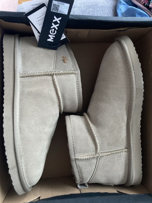 NOWE buty skora naturalna i kozuszek Mexx damskie 41
