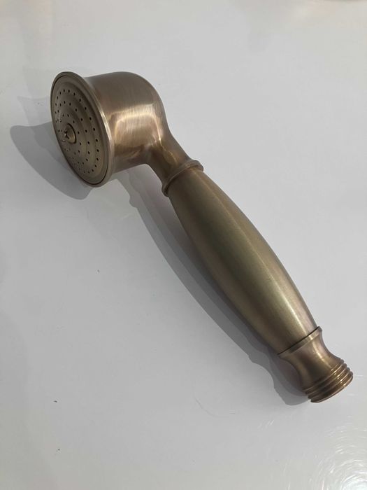 Zestaw prysznicowy natynkowy CHDE retro mosiądz