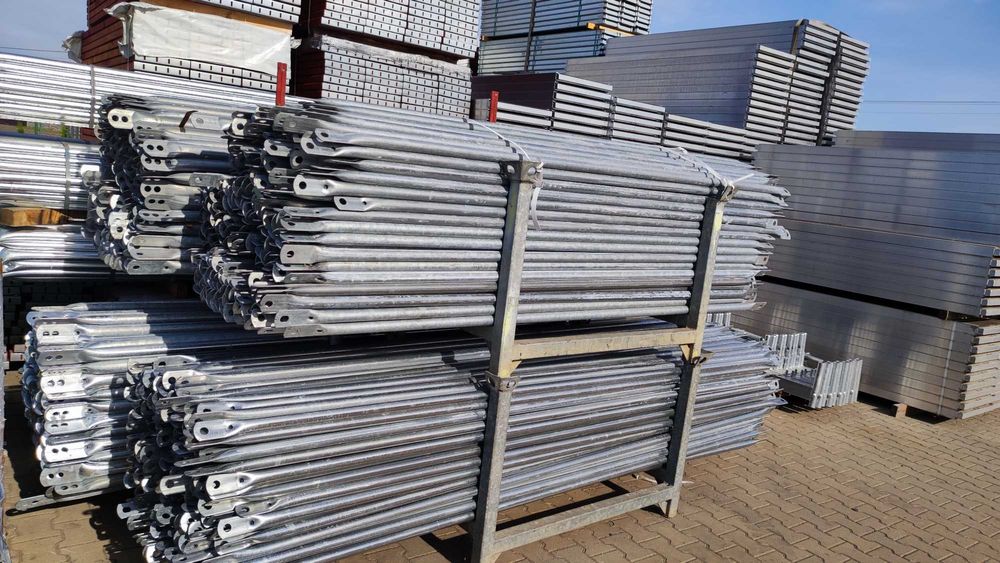 Rusztowanie elewacyjne Plettac P70 8,5x6/51m2 nie używane NOWE fasada