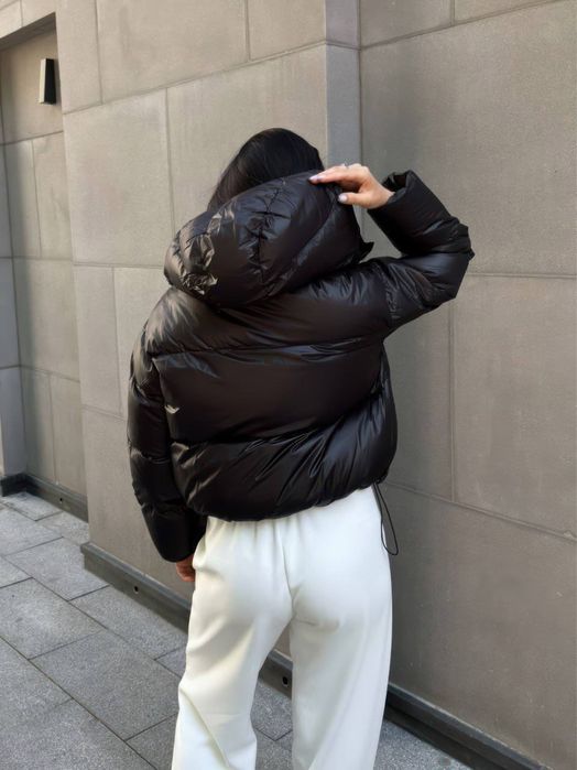 Жіноча зимова куртка, Теплий жіночий пуховик, Перламутровий пуховик