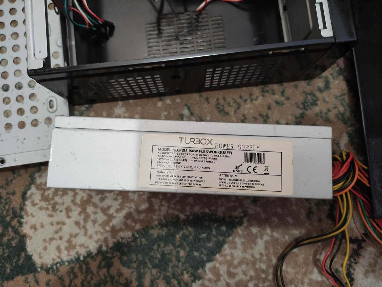 Корпус mITX Turbo-X Flexwork з бж 150W і DVD+RW