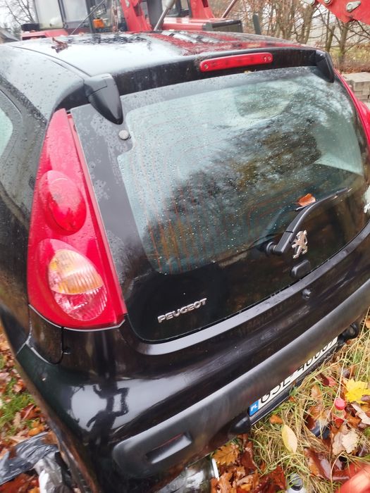 Peugot 107 na części,silnik skrzynia zderzak