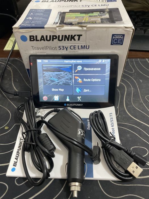 GPS навігатор BLAUPUNKT 4.3 5” карти Європи Украіни для Фури-Авто 2025