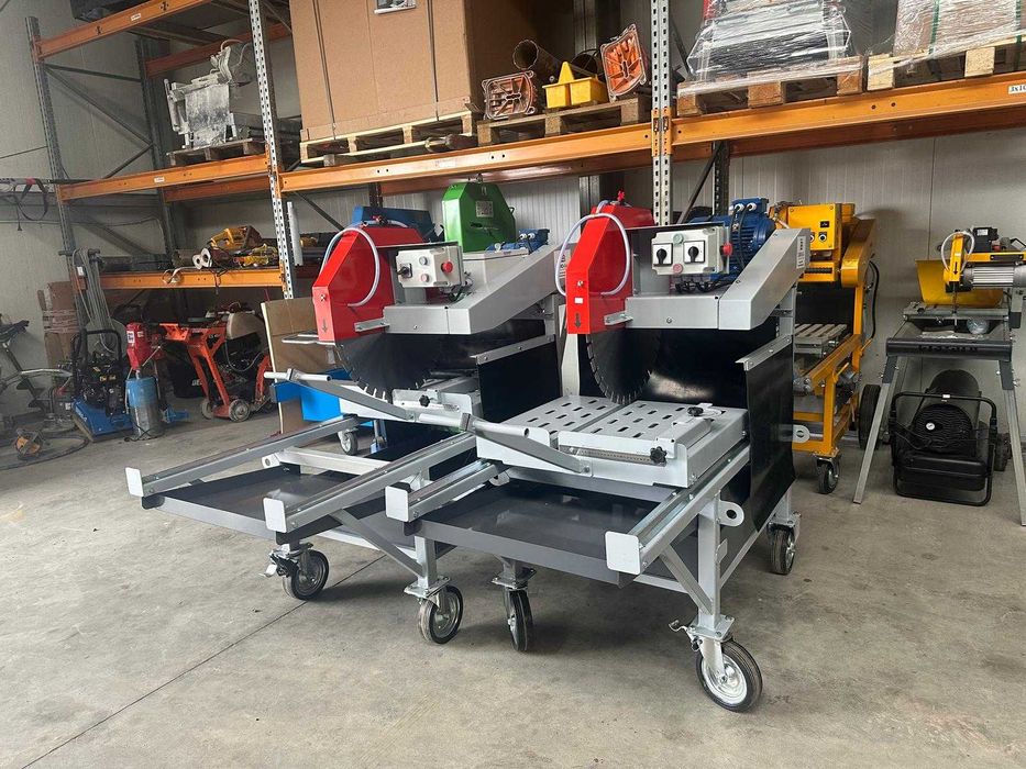 Przecinarka piła stolikowa S1500 5,5kW 400V do silki pustaka bloczków