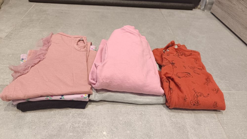 Paczka ciuszków dla dziewczynki 92-110