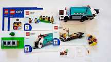 Lego City 60386 Recycling Truck em peças novas montado