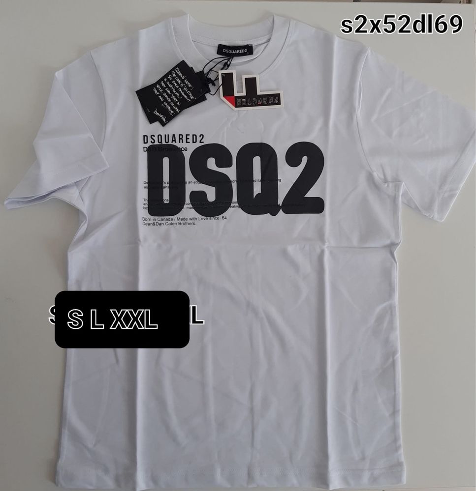Koszulka męska z logo Dsquared2