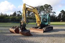 2015 Yanmar ViO80-1A Mini Escavadora