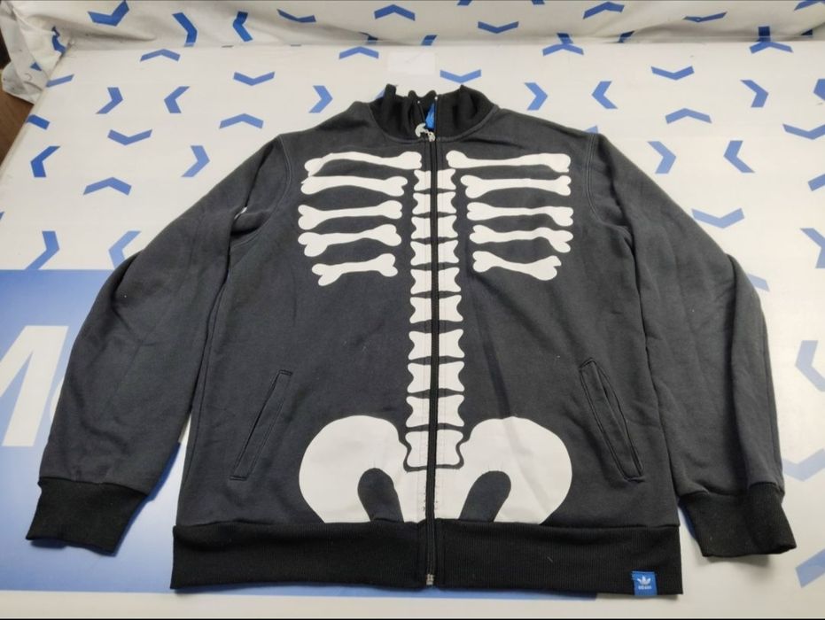 Jeremy Scott adidas sceleton jacket XL