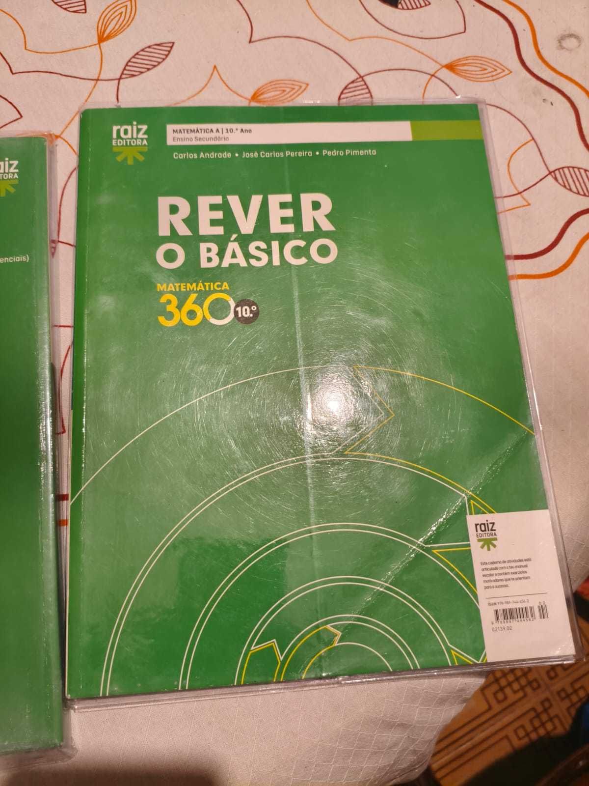 Matemática 360 - 10º ano - 3 vol. + Caderno de Atividades/Rev o Básico