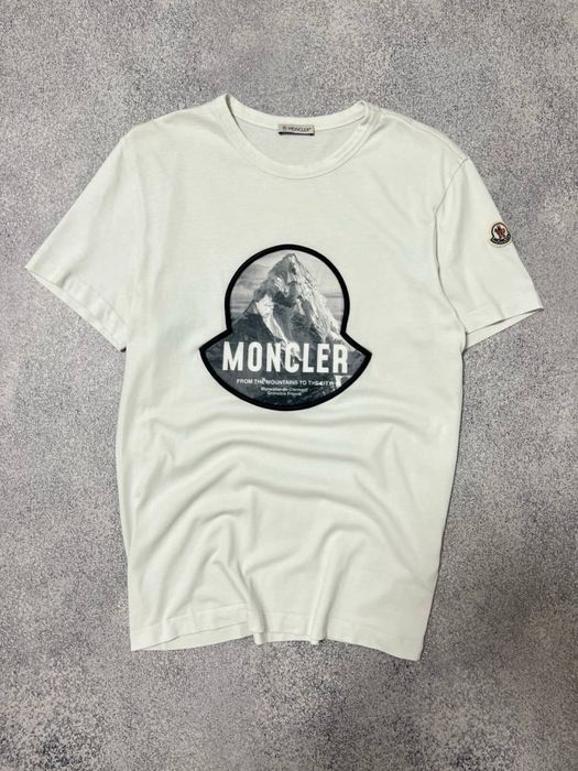 Футболка Moncler з великим логотипом оригінал