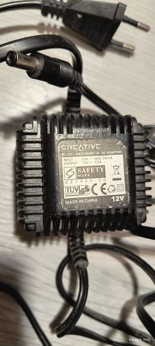 Zasilacz 12 V~ 200mA Creative Inspire T3030