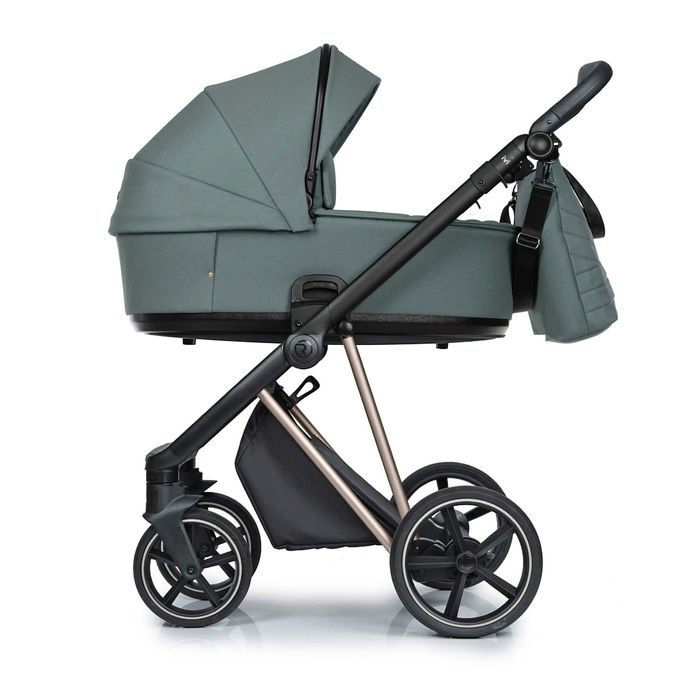 Wózek wielofunkcyjny ROAN IVI 2.0 Pine Green Champagne 2w1/3w1/4w1