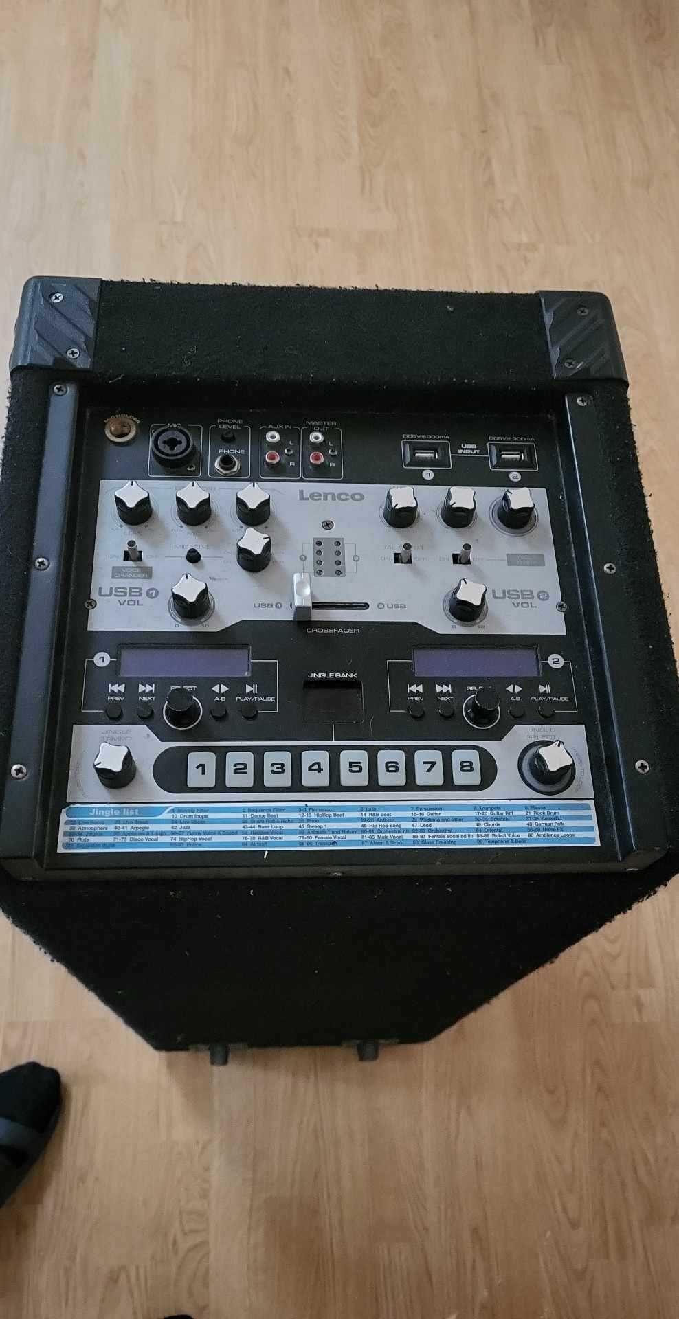 Kolumna aktywna/dj Lenco 200w