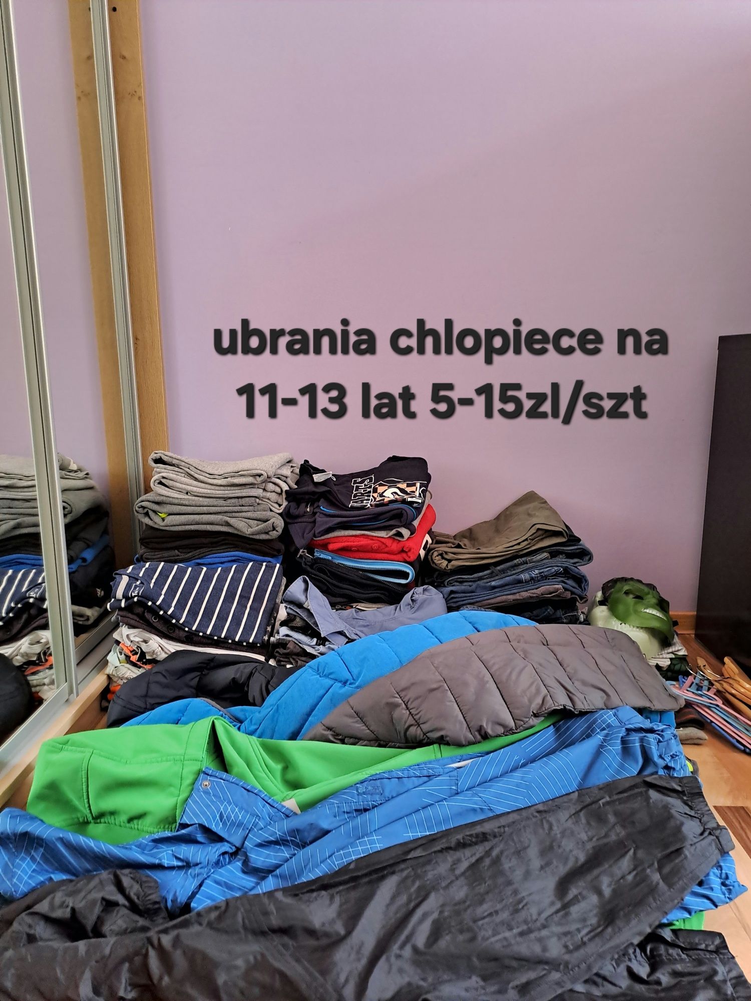dresy chlopiece 11-13lat 10zl/szt