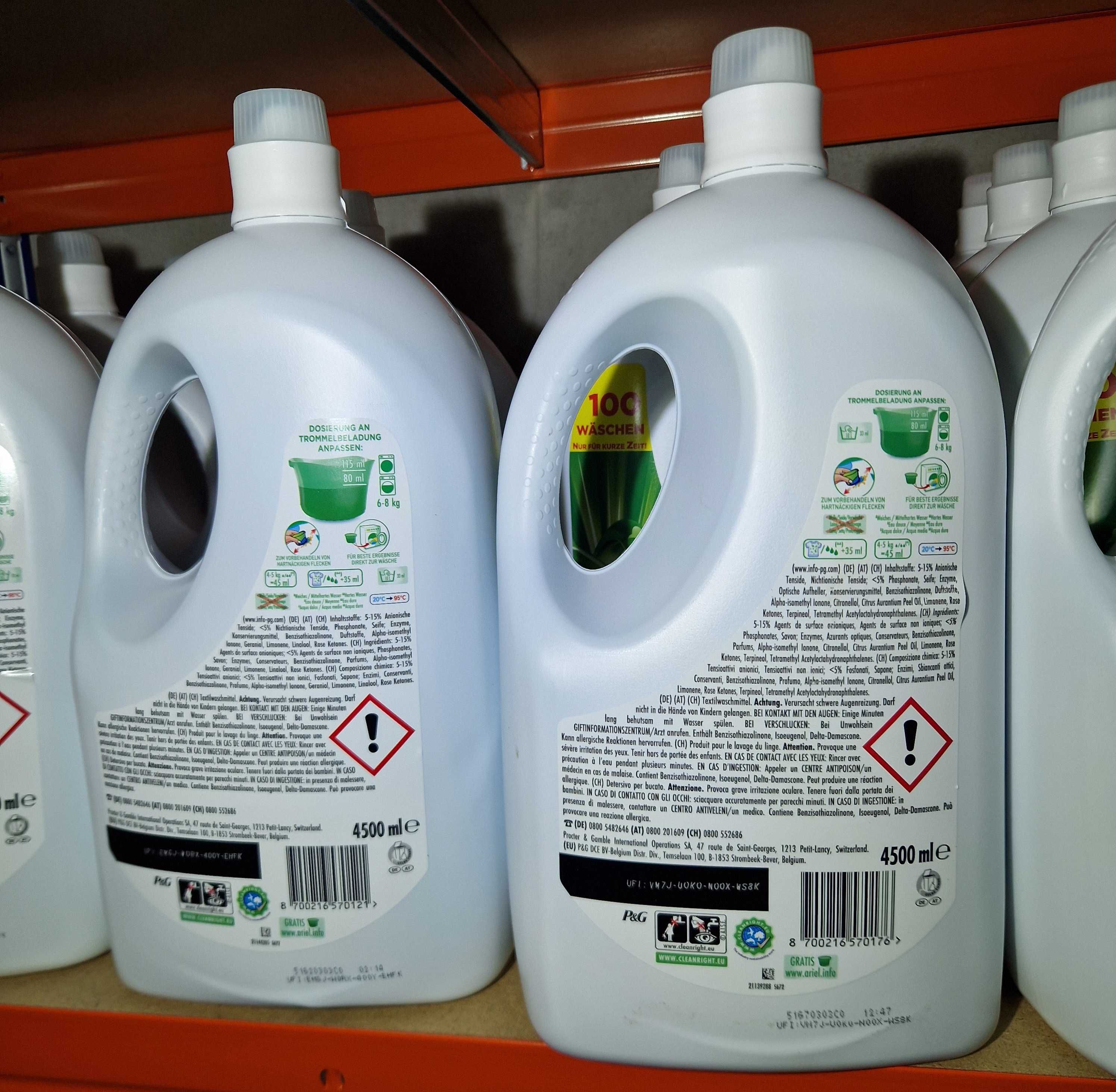 Ariel Universal Color Żel do prania oryginał 100 prań 4,5L
