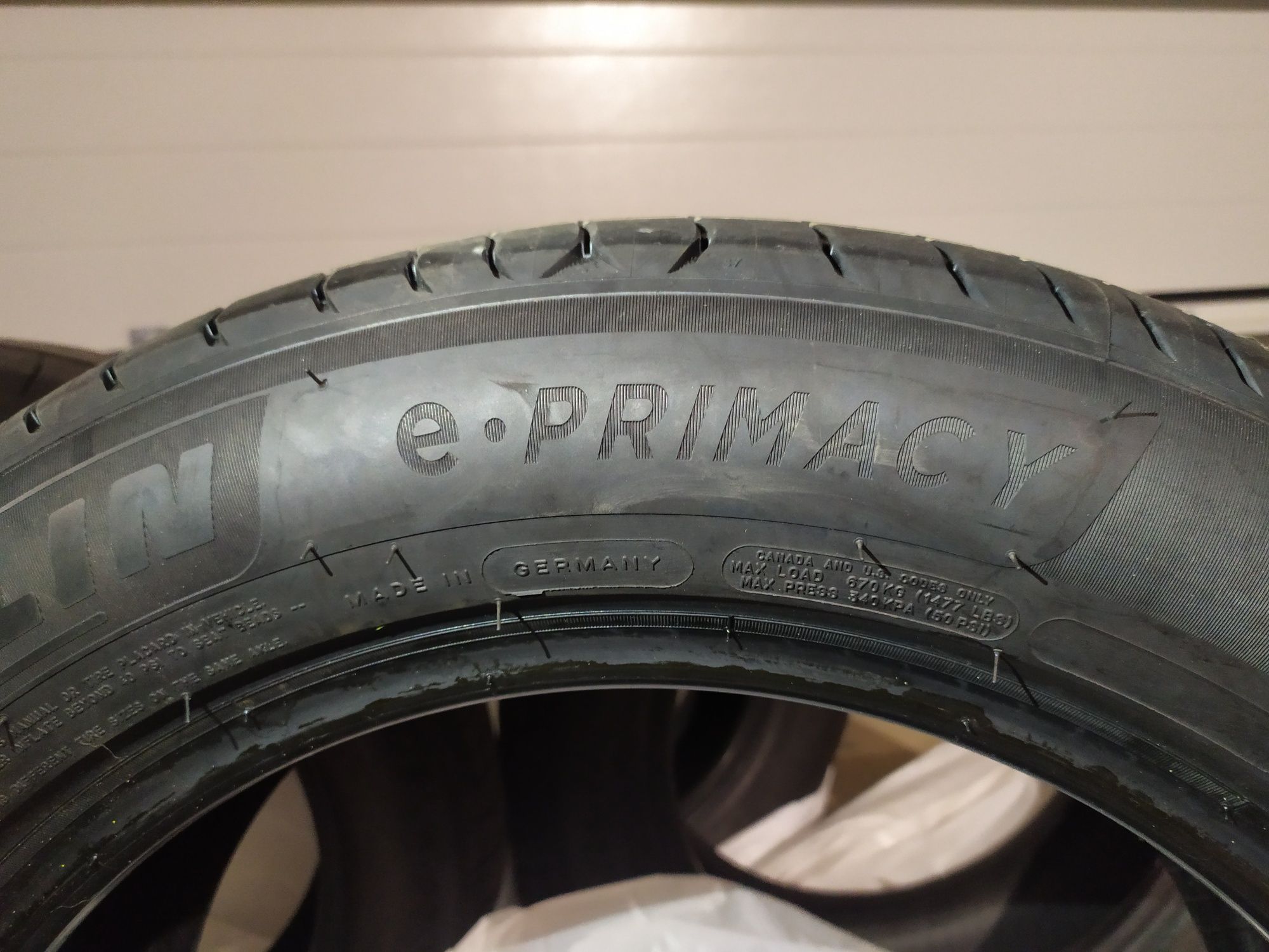 Sprzedam opony letnie Michelin
E Primacy 205/55 R16 94 V XL, S1 Porów