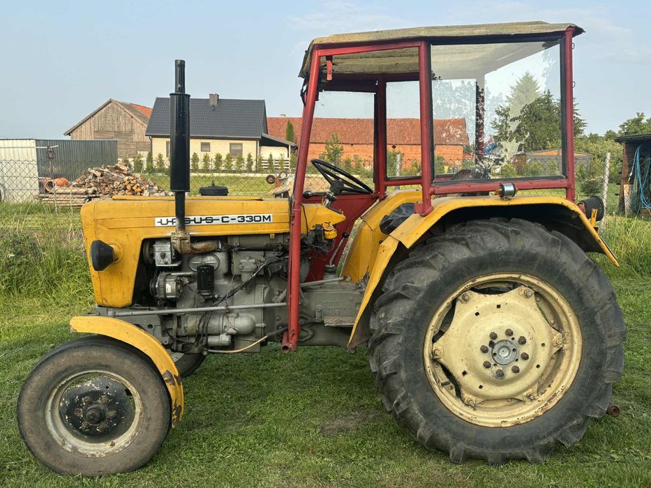 Ursus C-330. Wspomaganie kierownicy, Ładowarka Hanomag
