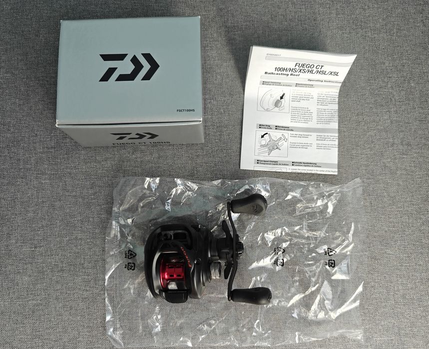 Kołowrotek Daiwa Fuego CT 100HS multiplikator Nowy