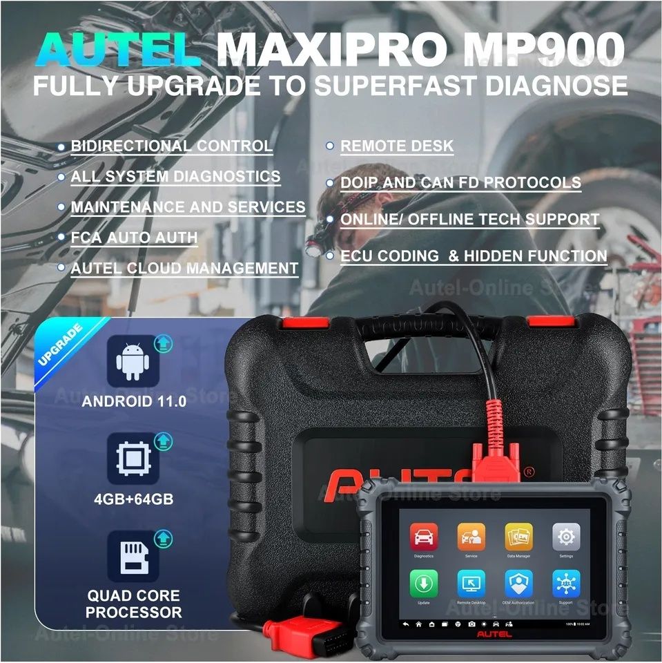 Nova Autel Maxipro MP900E profissional