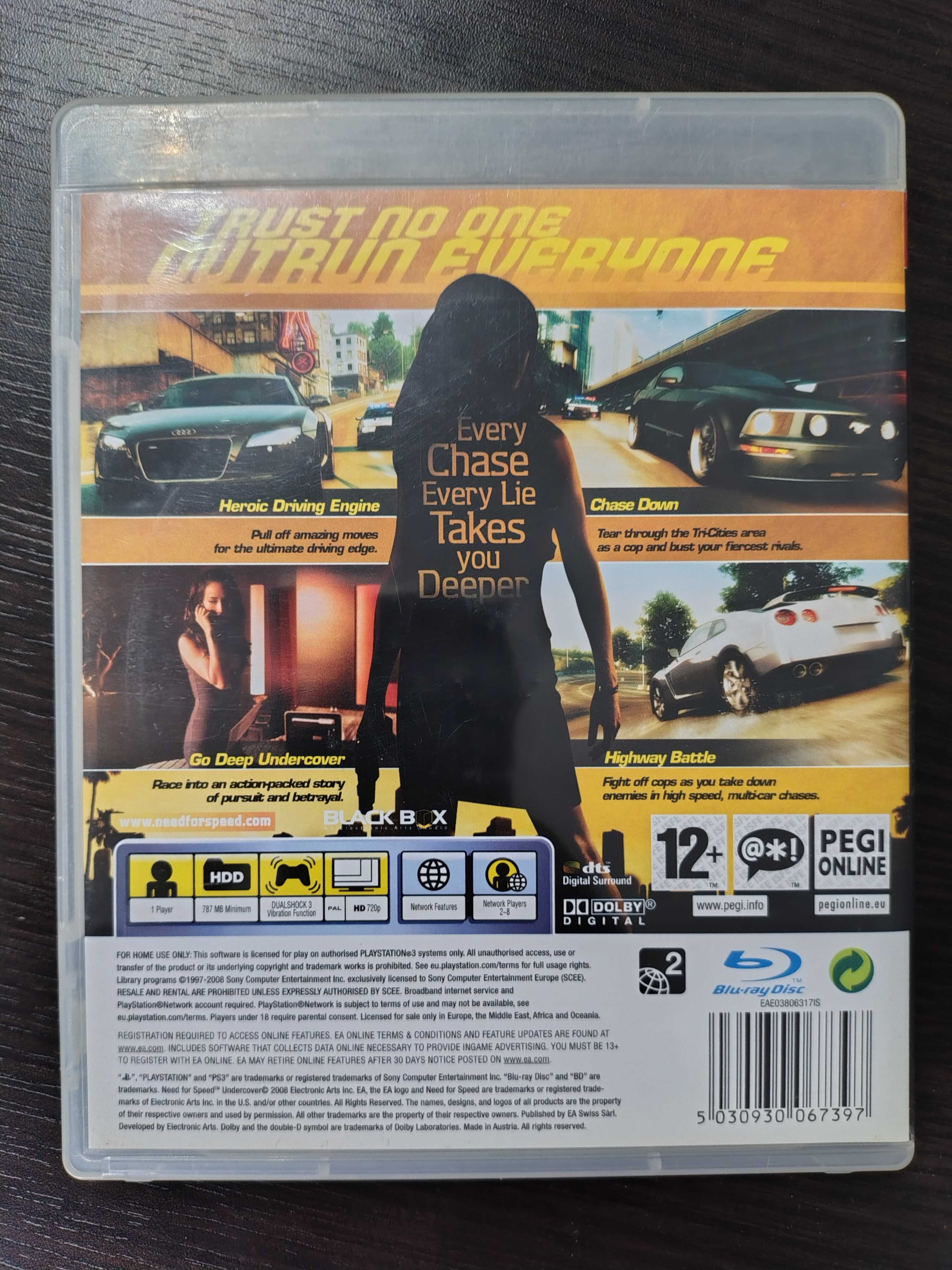 Need for Speed Undercover Sony PlayStation 3 (PS3)