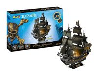 DUŻE PUZZLE 3D LED - 68 cm! Czarna Perła - Piraci z Karaibów - NOWE!