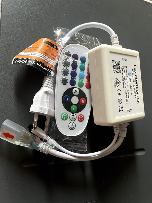 Bluetooth контроллер для светодиодной ленты RGB с ИК пультом