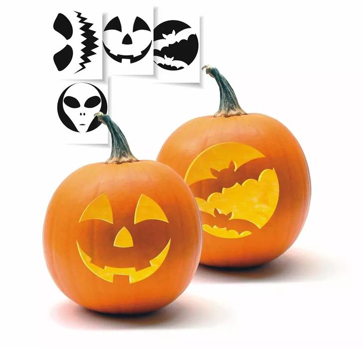 Szablony do dyni halloweenowej 10szt.. Arpex
