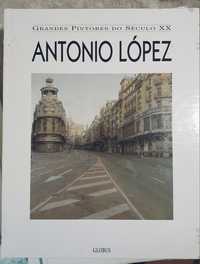 "Grandes pintores do século XX ", "Antonio Lopez", editora Globus