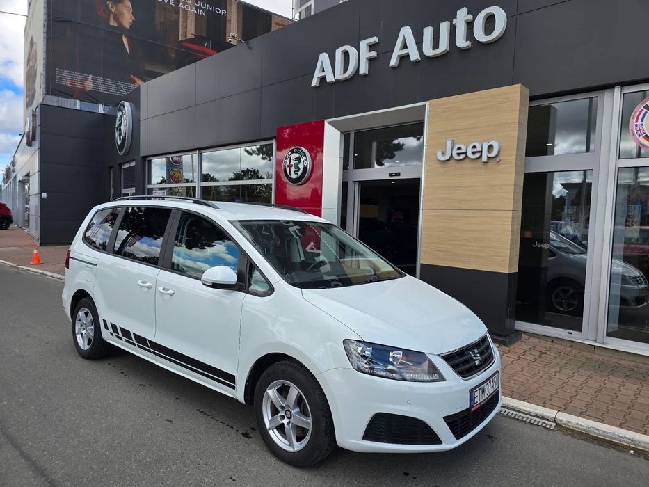 Seat Alhambra Bezwypadkowy, Serwisowany, Kamera, Nawigacja, Hak, FV Marża